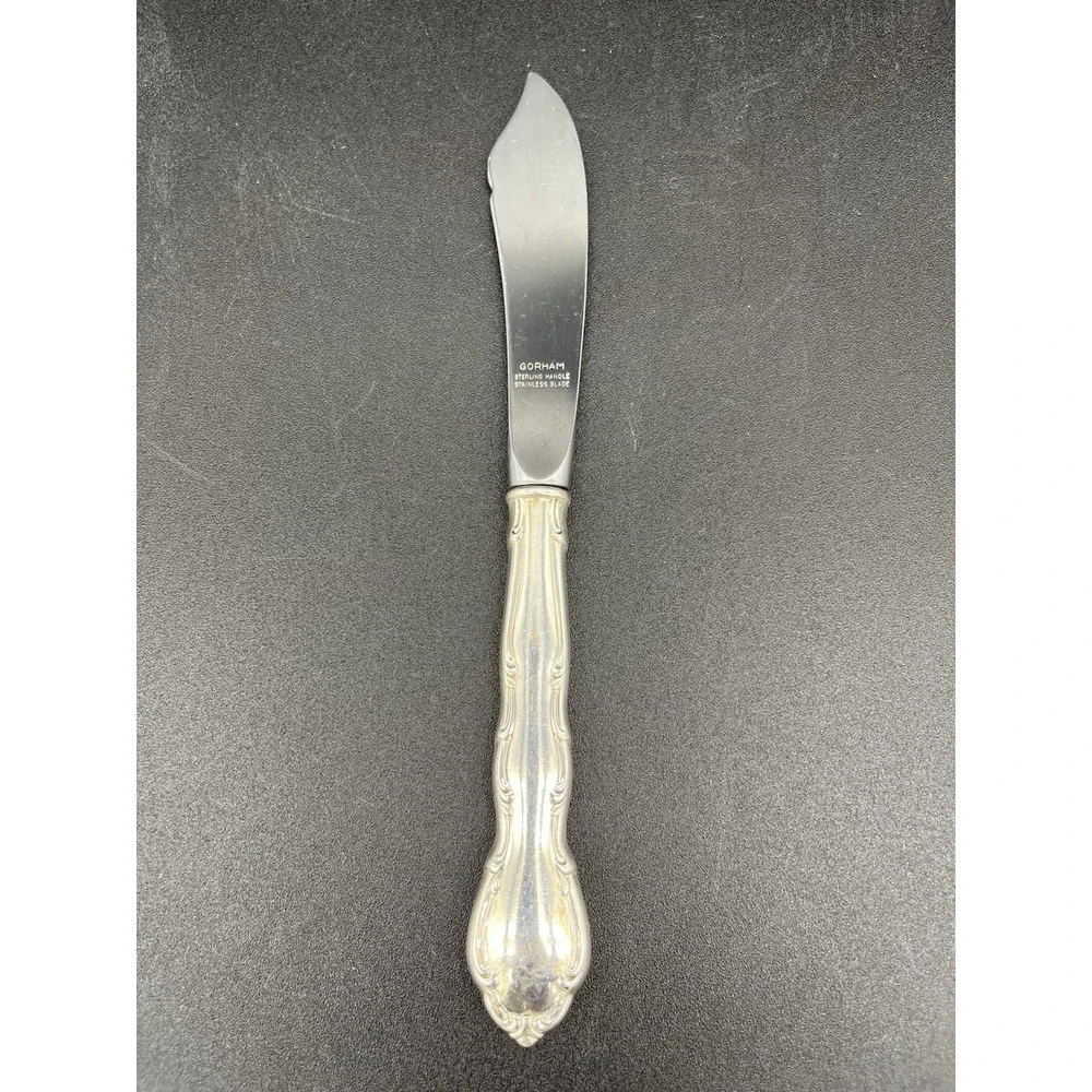 Sterling Silver Andante Notched Butter Knife By Gorham Silver